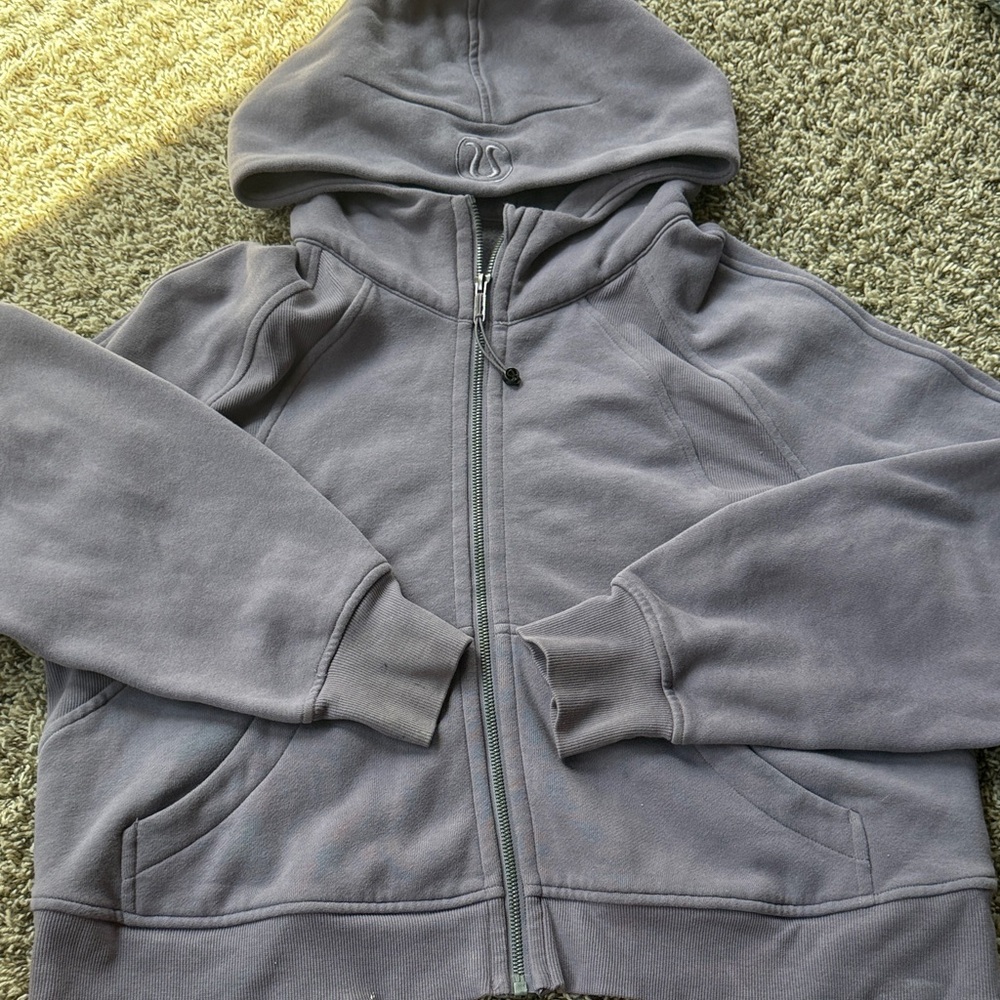Lululemon purple scuba full zip